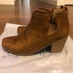 Chunky Heel Booties NWT